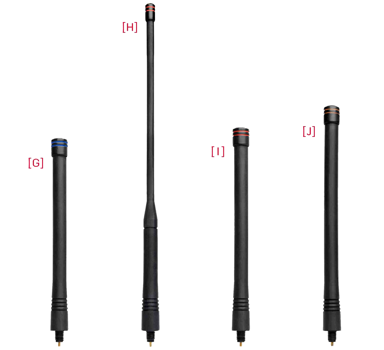 XG-75P/XG-75Pe Two Way Portable Radio Antennas