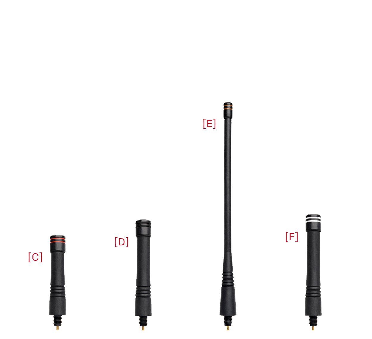 XG-25P Two Way Portable Radio Antennas