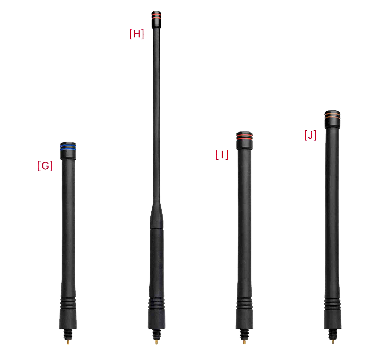 XG-25P Two Way Portable Radio Antennas