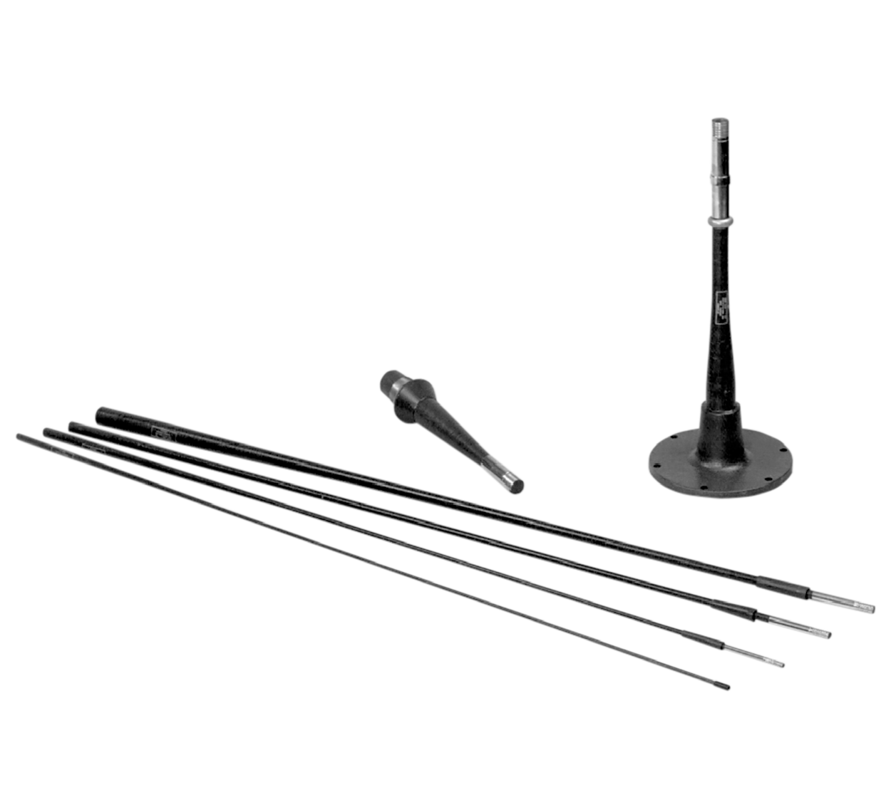 RA106SLSPB - 35'' 3dB VHF ANTENNA WITH STAINLESS STEEL WHIP FOR MOTORBOAT