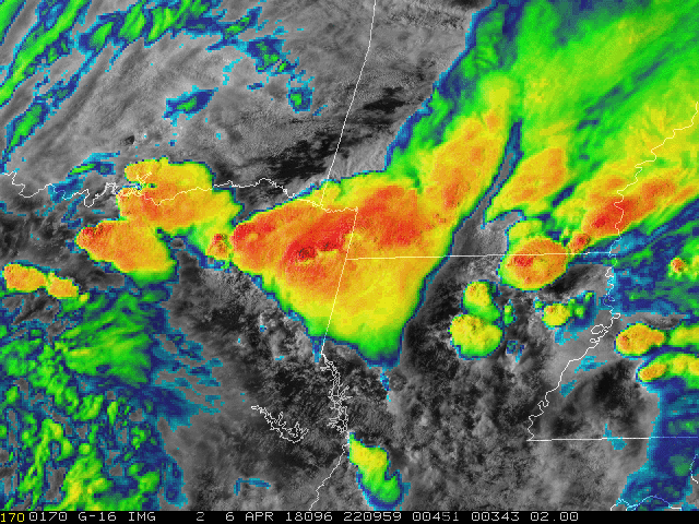 GOES East convection animation