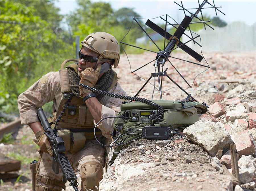 MUOS AN/PRC117G MARSOC