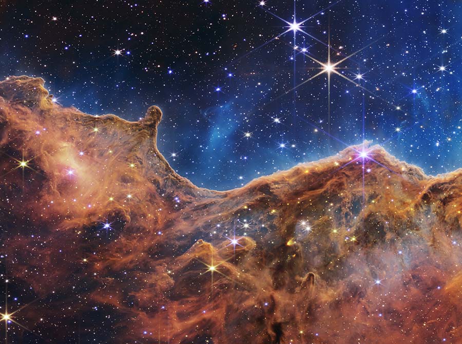 Carina Nebula. Image credit: NASA, ESA, CSA and STScI.