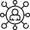 C5ISR Battlespace icon - link sensors to shooters