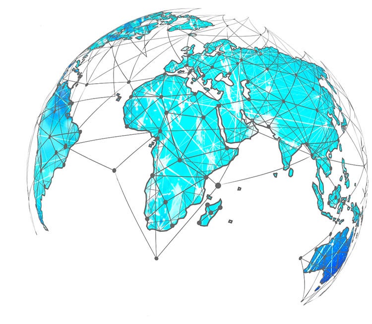 C5ISR Network - globe