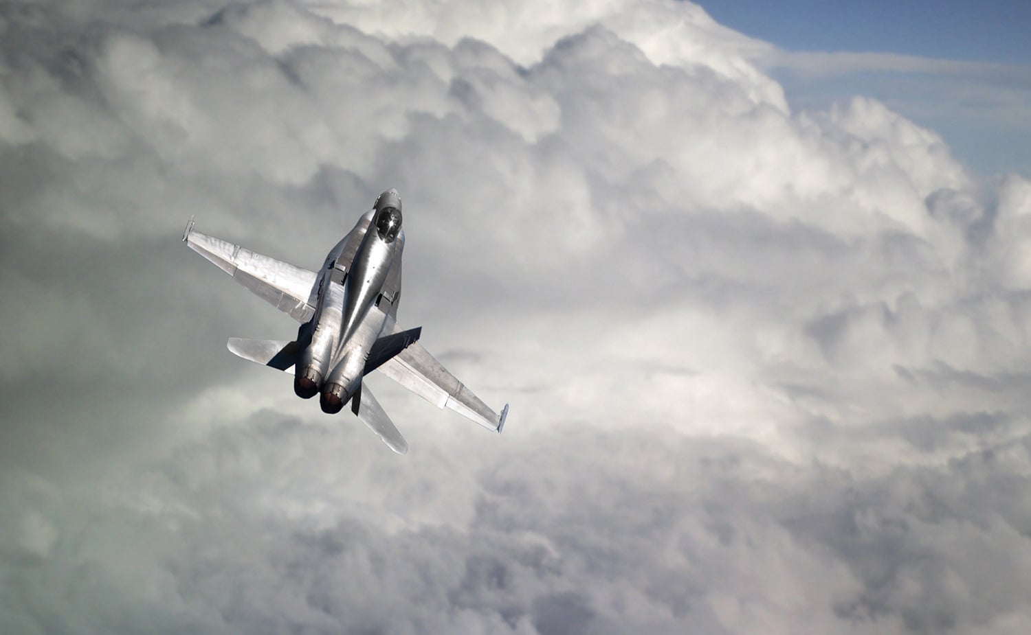 F-18 Clouds