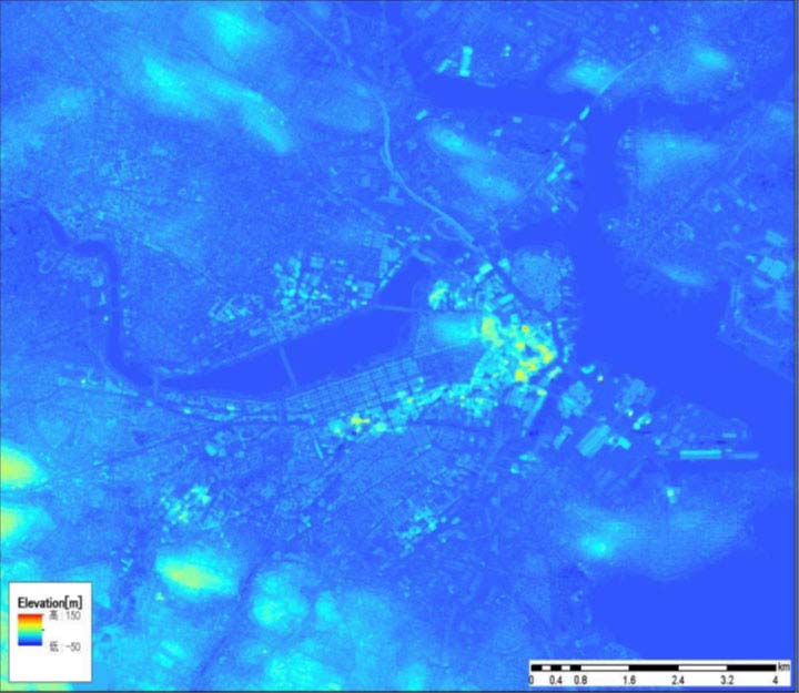 The Earth’s climate is rapidly changing and few areas on the planet have been left untouched. Modeling and predicting how these changes will affect coastal areas and population centers is a rapidly evolving science. The U.S. Department of Defense (DoD) has been looking into how extreme weather (precipitation and drought) may affect U.S. armed forces stationed overseas and recently enlisted the help of the L3Harris Geospatial Data Products team to aid in their study. AW3D Standard 2.5 m DEM of Boston Harbor