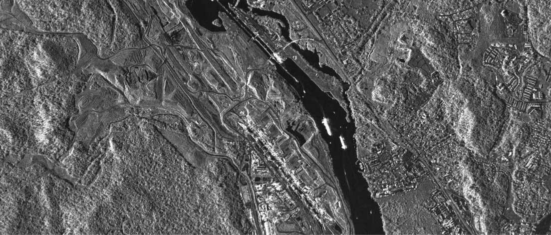 TerraSAR-X aerial view