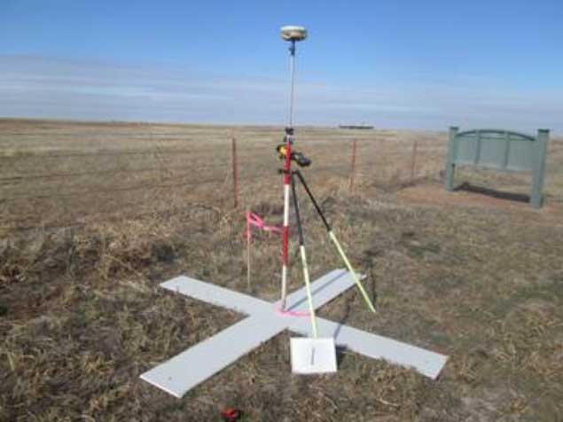 GPS survey aerial point