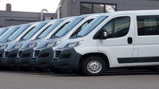 Fleet of vans
