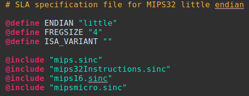 SLA Specification file