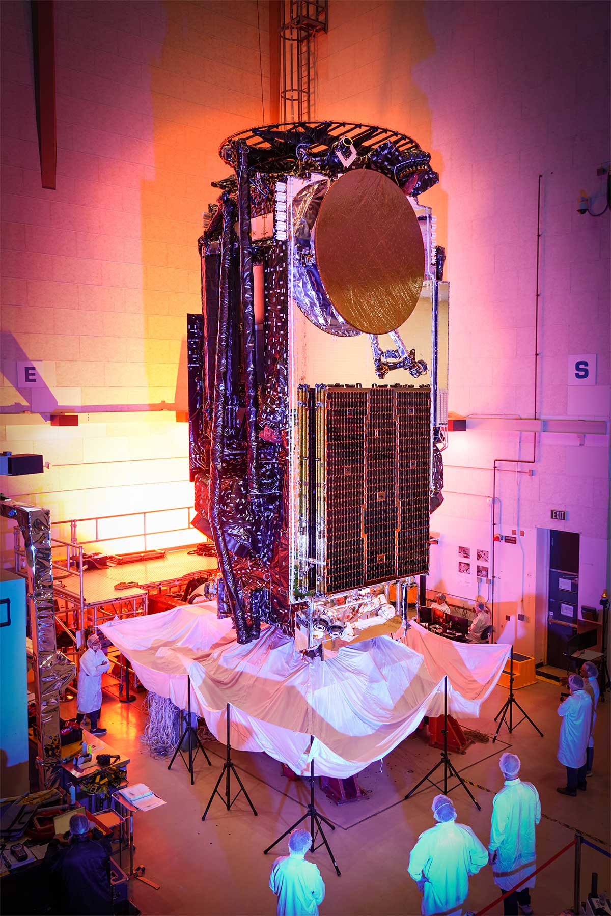 L3Harris reflectors onboard the JUPITER 3 ultra high-density satellite that enhance mission performance through innovative surface shaping technology.