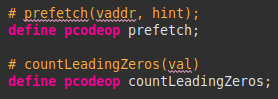 defined p-code can be useful to display to users a variety of things and can even display functions with parameters