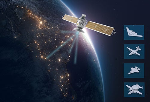 Hybrid SATCOM satellite for mission-specific requirements
