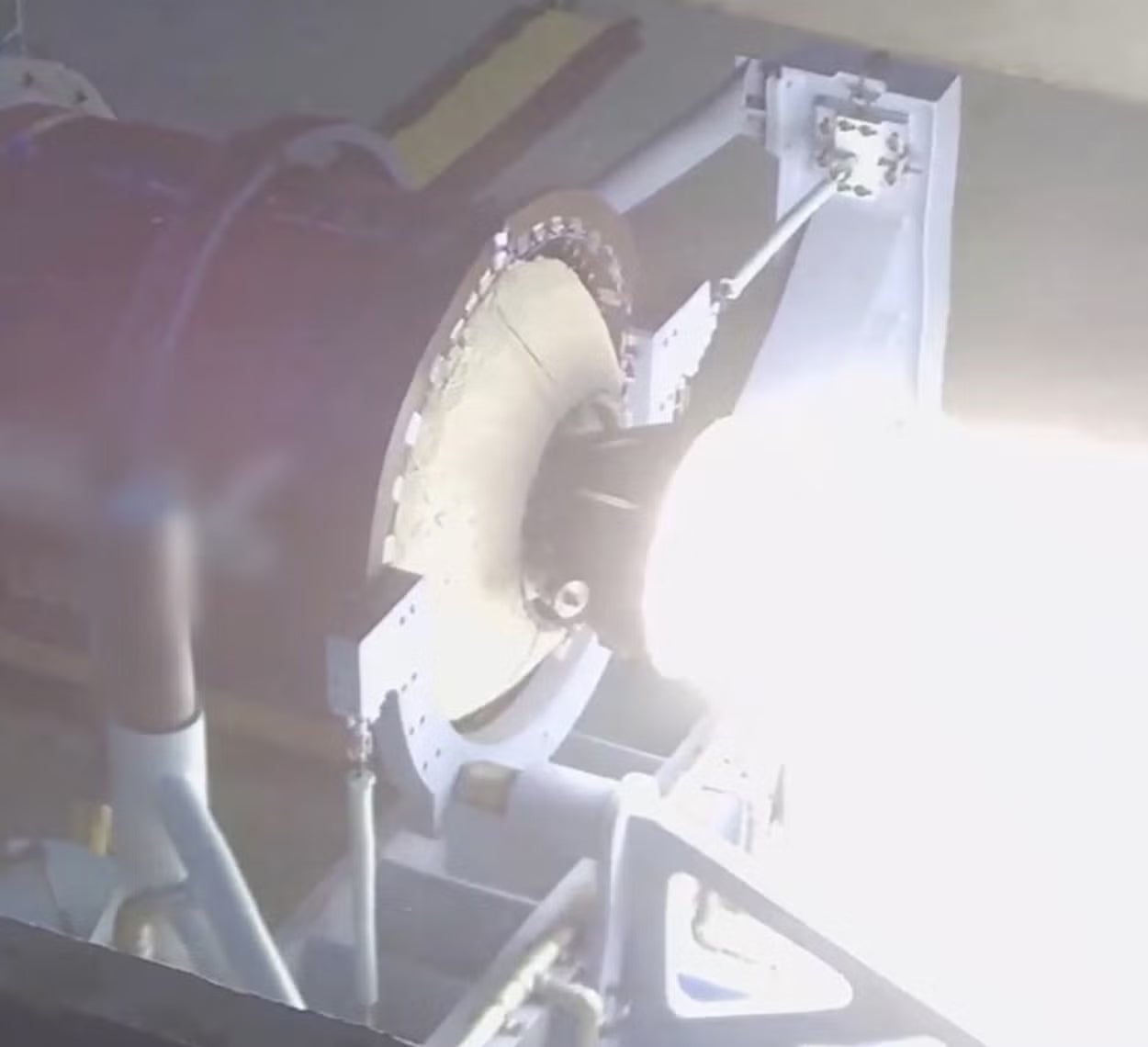 Engine fires during test