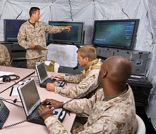 Waveforms for mobile command mission-critical data