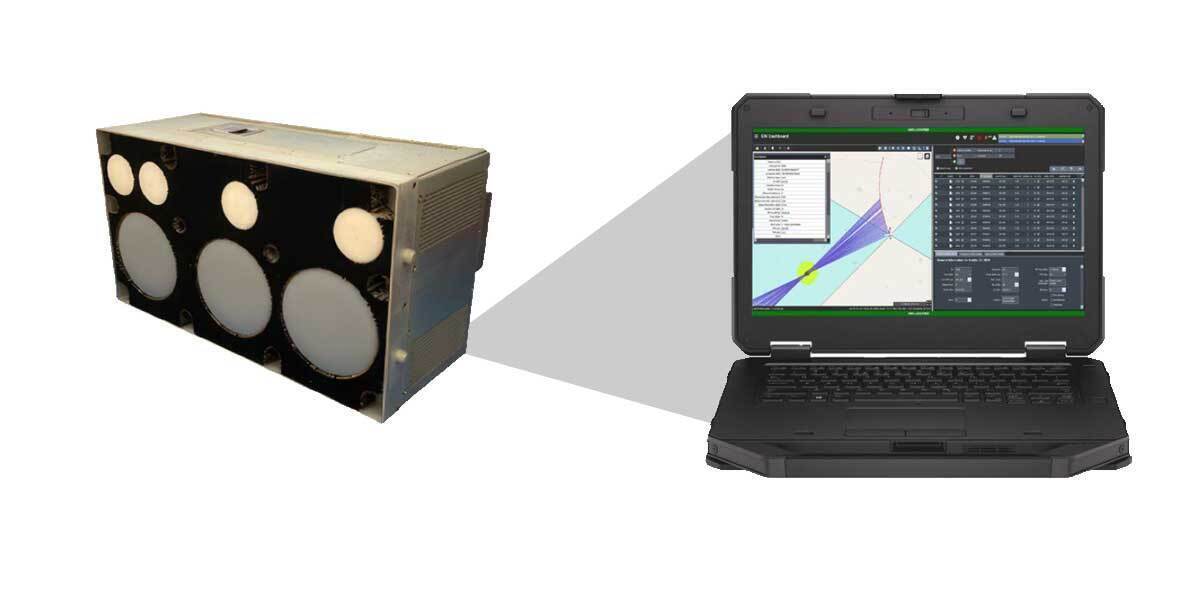Olympia system transferring data to a laptop