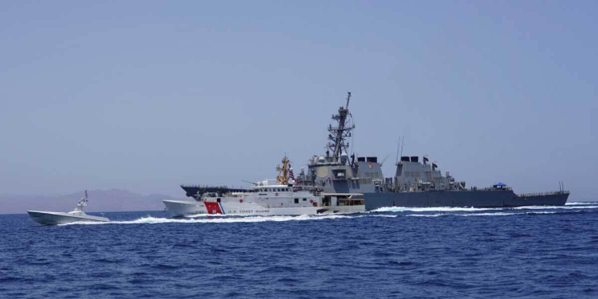 Shadow Fox, Coast Guard and Navy at sea