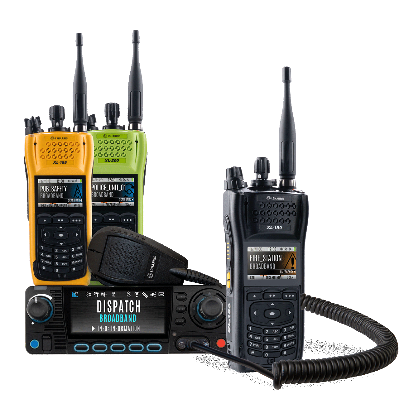 XL Series of FirstNet-ready portable and mobile radios