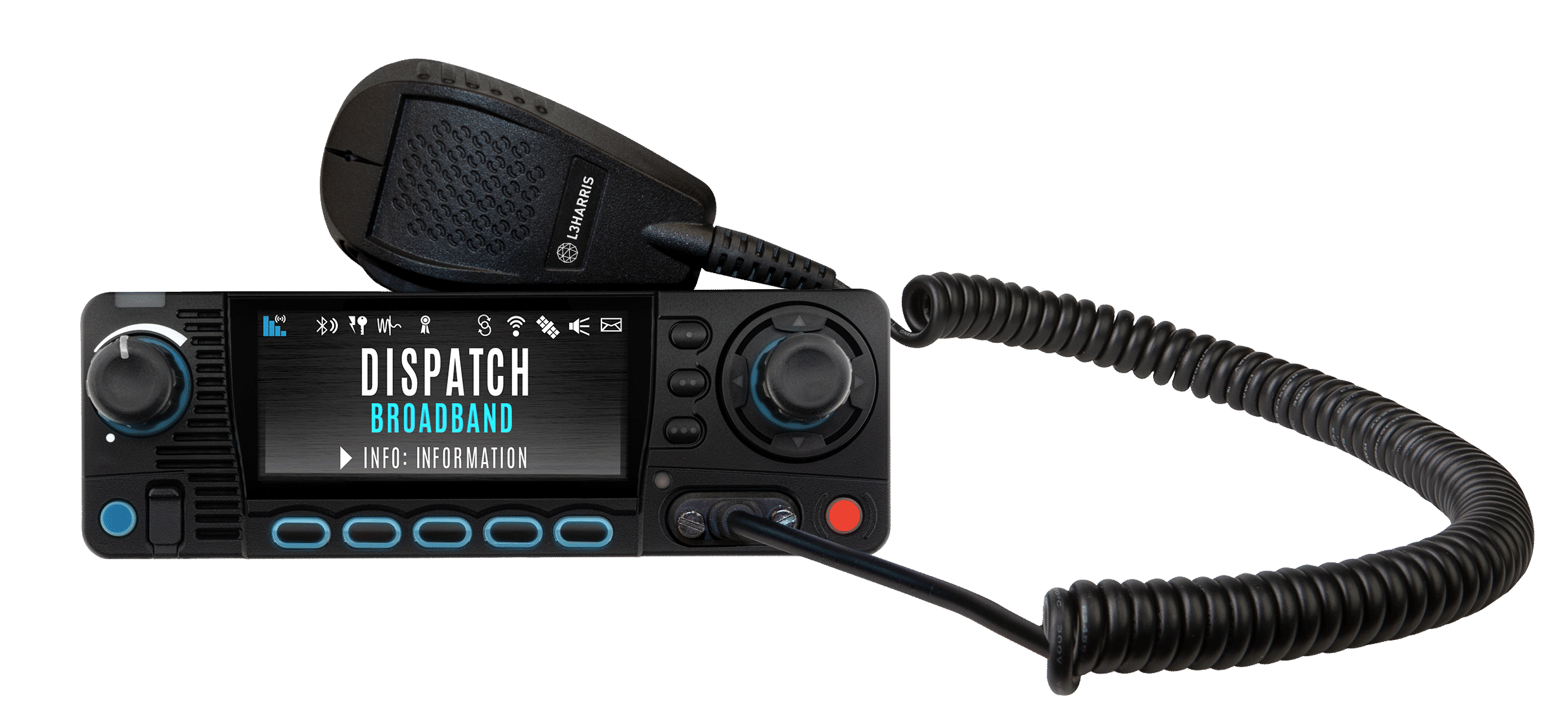 Multiband XL Onboard™ 200M P25 Mobile Radio