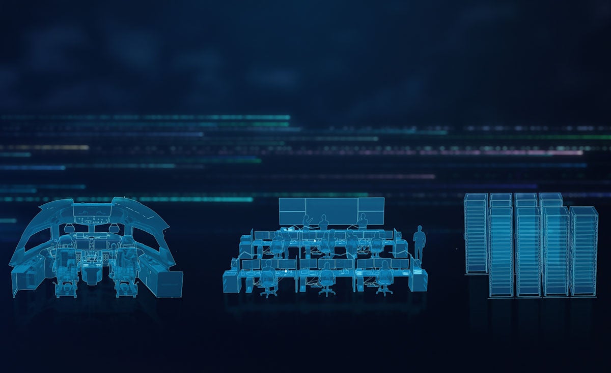 Concept rendering of maintaining operations and support center