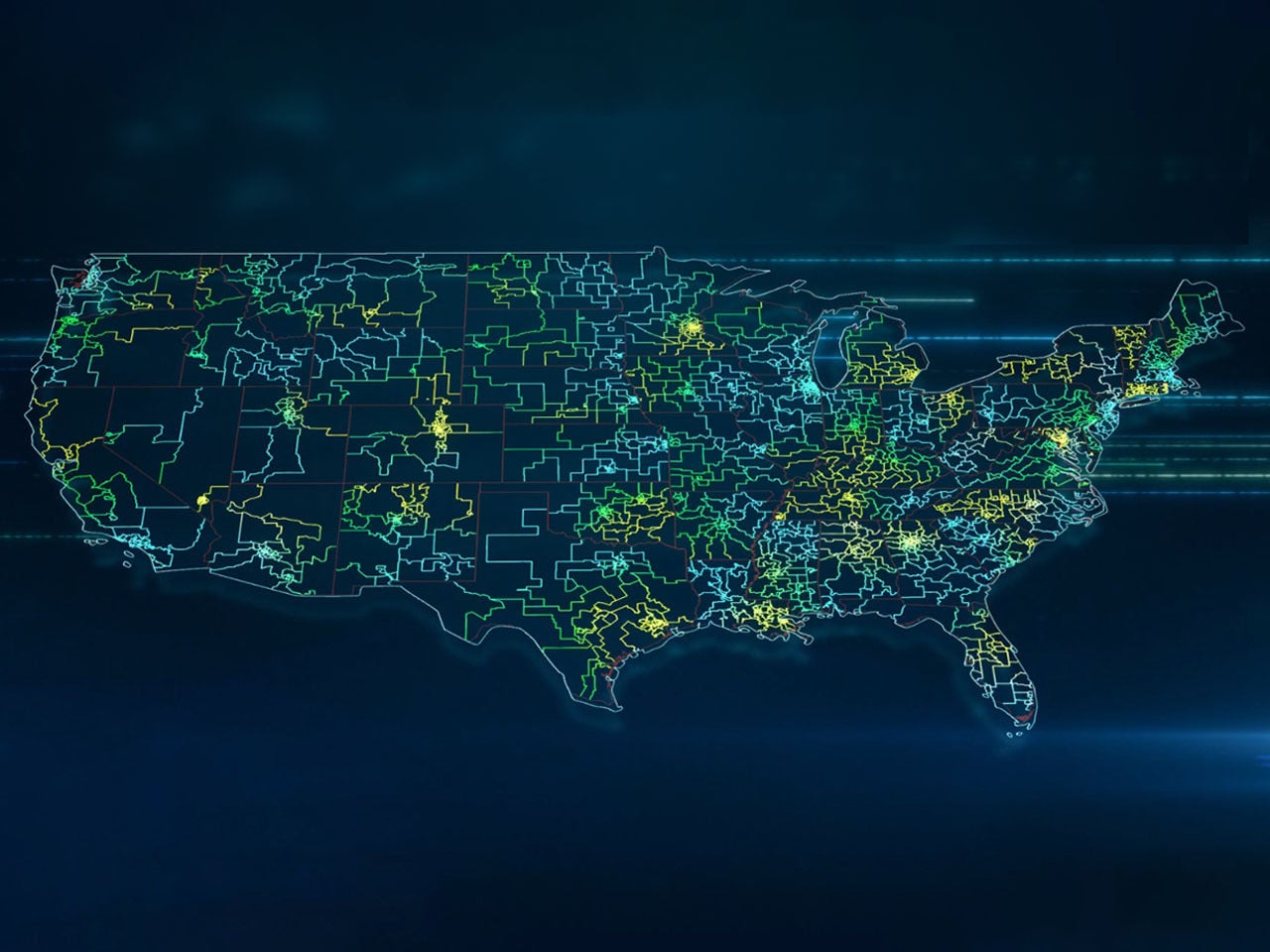 Concept rendering of the FAA Telecommunications Infrastructure (FTI) network systems