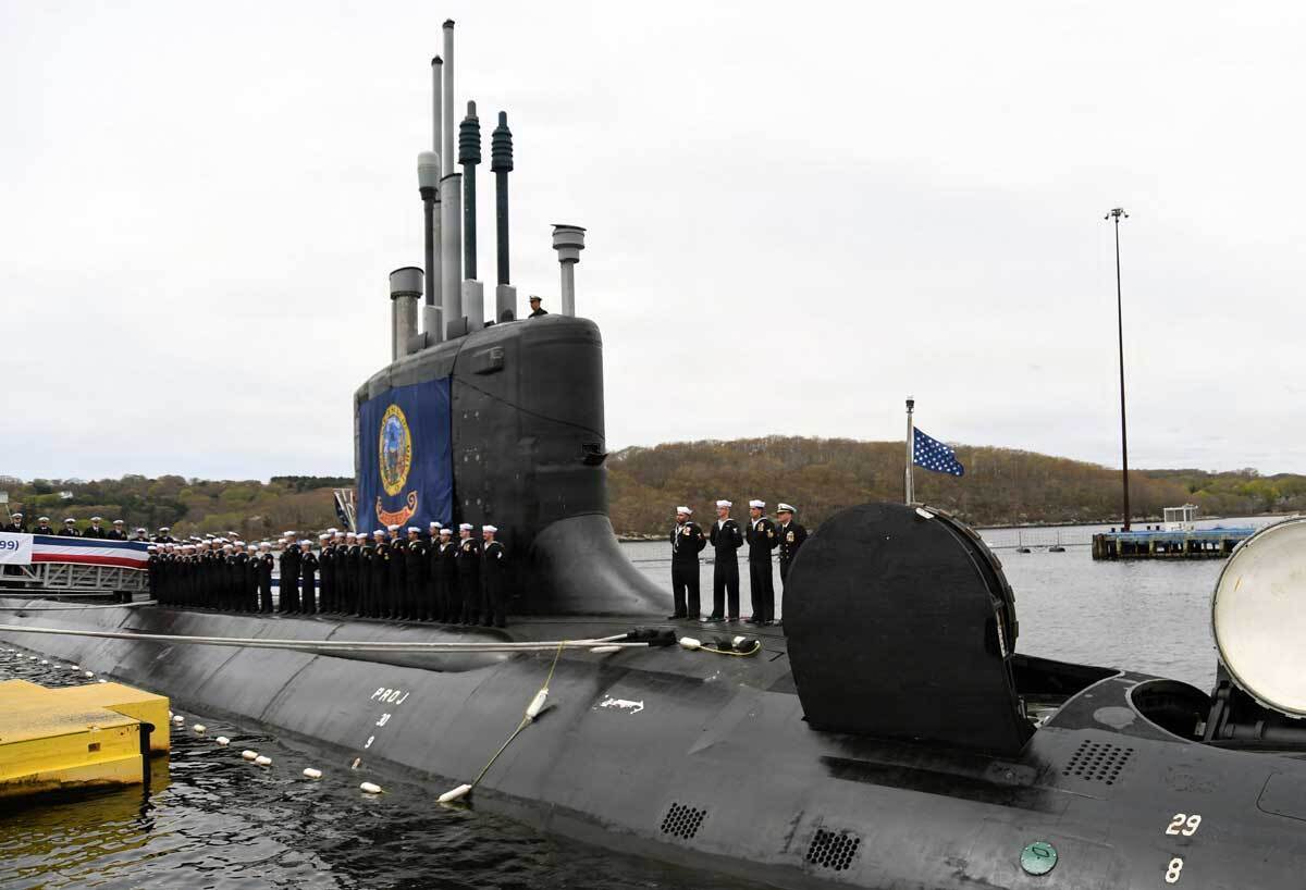 USS Idaho demonstration