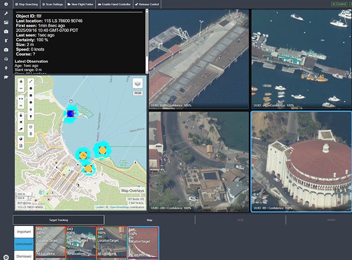 Multipoint observation capability autonomously slews the gimbal between multiple points of interest 