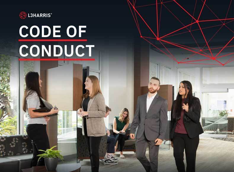 Cover of L3Harris Code of Conduct document