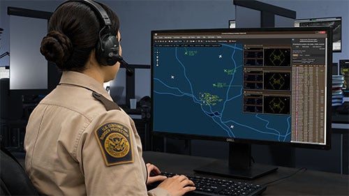 U.S. Department of Homeland Security operator at station