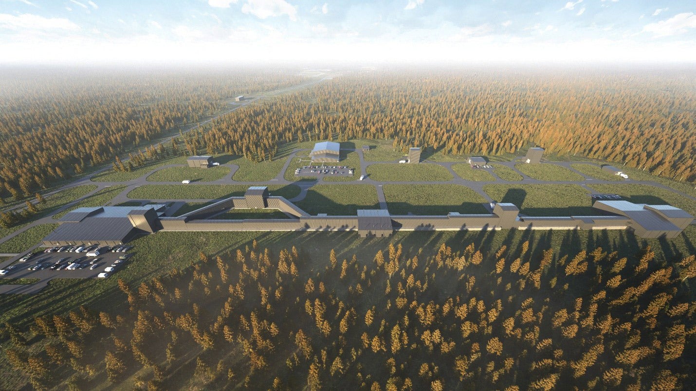 Illustration of L3Harris’ future Arkansas Advanced Propulsion Facility (AAPF) in Camden, Arkansas