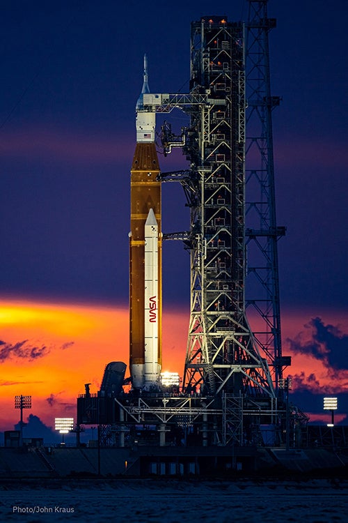 Artemis readies for launch with the SLS