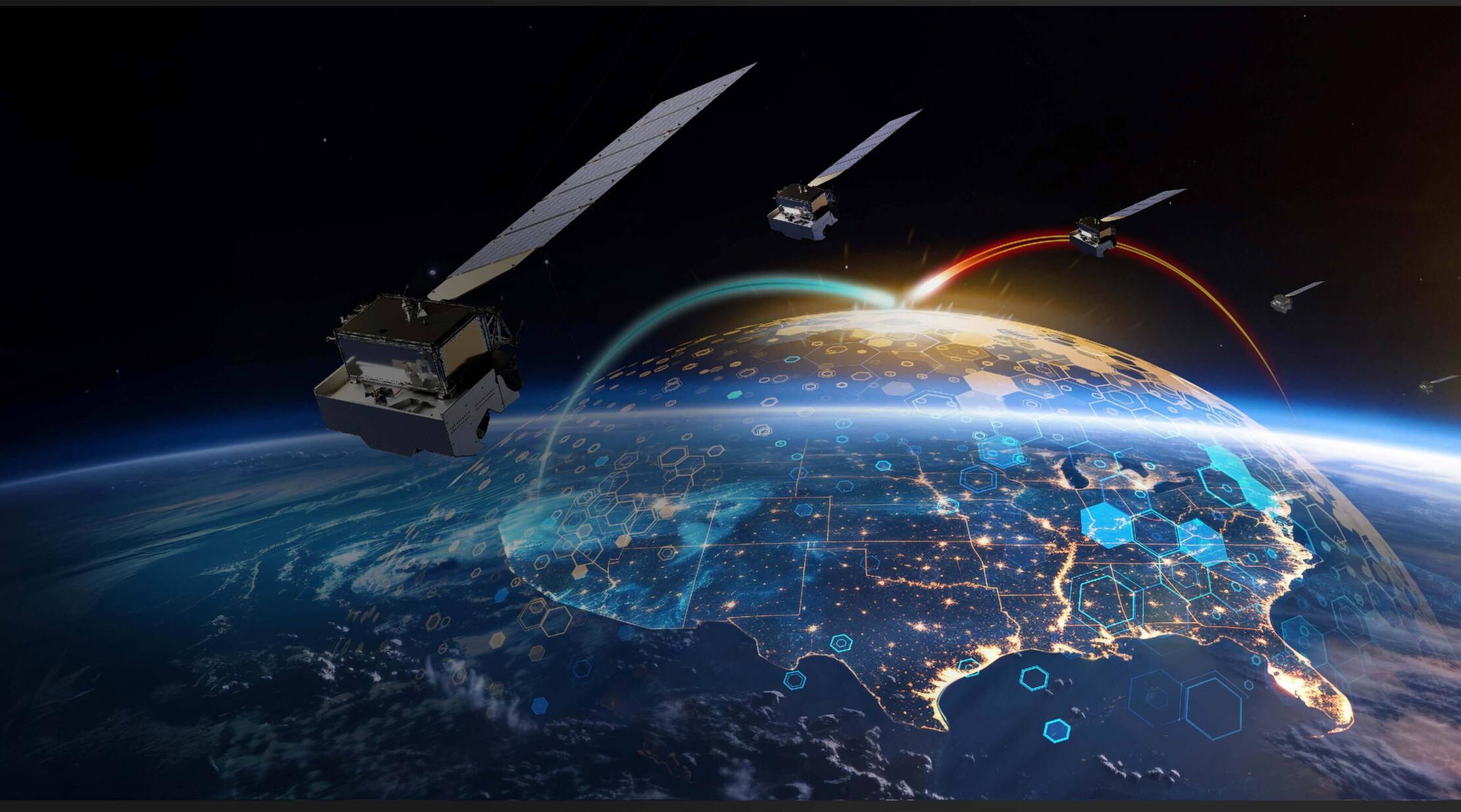 Golden Dome Shield for America concept