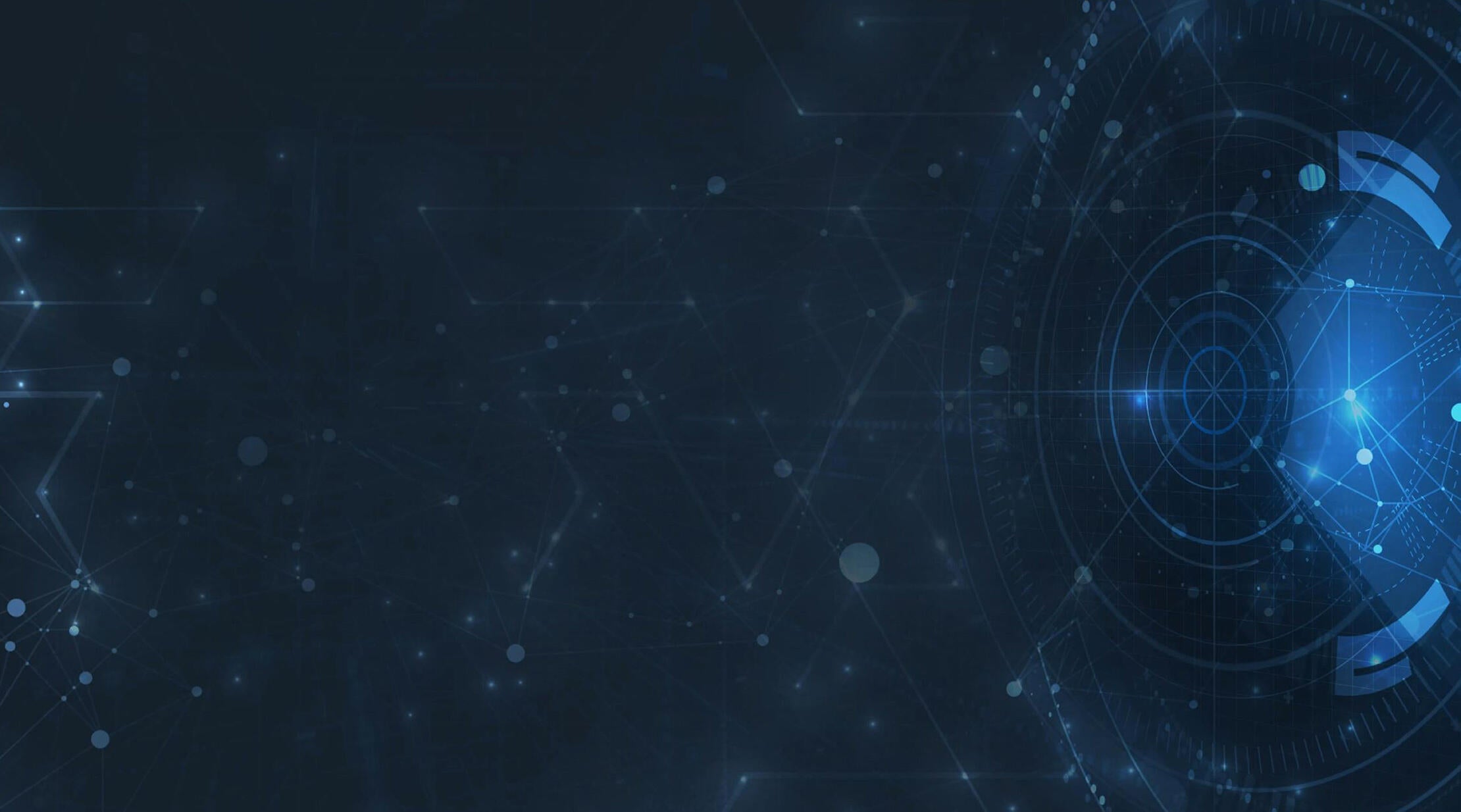 Background of nexus floats with scientific-looking waves