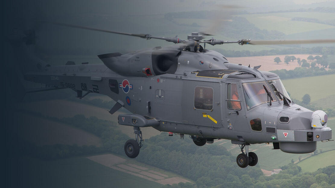 South Korean Helicopter in flight