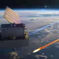 Rendering of L3Harris' Tranche 2 Tracking (T2TRK) imagery for the Space Development Agency (SDA)
