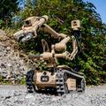Medium-sized L3Harris T4 robots provide advanced control and precision for inspecting and eliminating explosive threats.