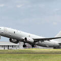 Jet takes off from runway