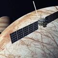 Satellite over planet