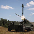VAMPIRE system outfitted on vehicle fires missile