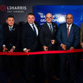 Ribbon cutting at the opening of the L3Harris facility in Warsaw Poland