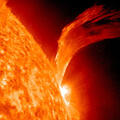 C3-class Solar Flare Erupts on Sept. 8, 2010. Photo credit: NASA/SDO. thumbnail image
