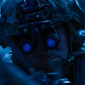 Soldier wearing NOVA binocular system