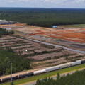 Construction crews continue work on expanding a facility in Arkansas