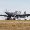 L3Harris’ SKY RAIDER II INTERNATIONAL™ aircraft is showcased at the company’s facility at the Tulsa, Oklahoma International Airport.