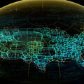 L3Harris concept graphic networks across America