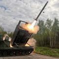 GMLRS fires from launcher