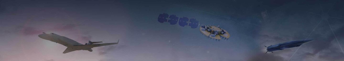 Air force and space force assets in the air and atmosphere