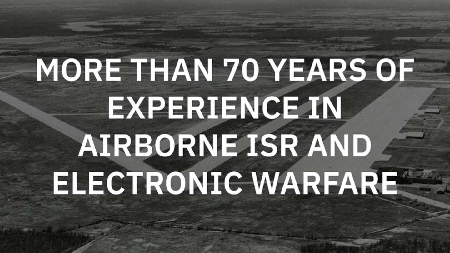 More than 70 years of experience in airborne isr and electronic warfare