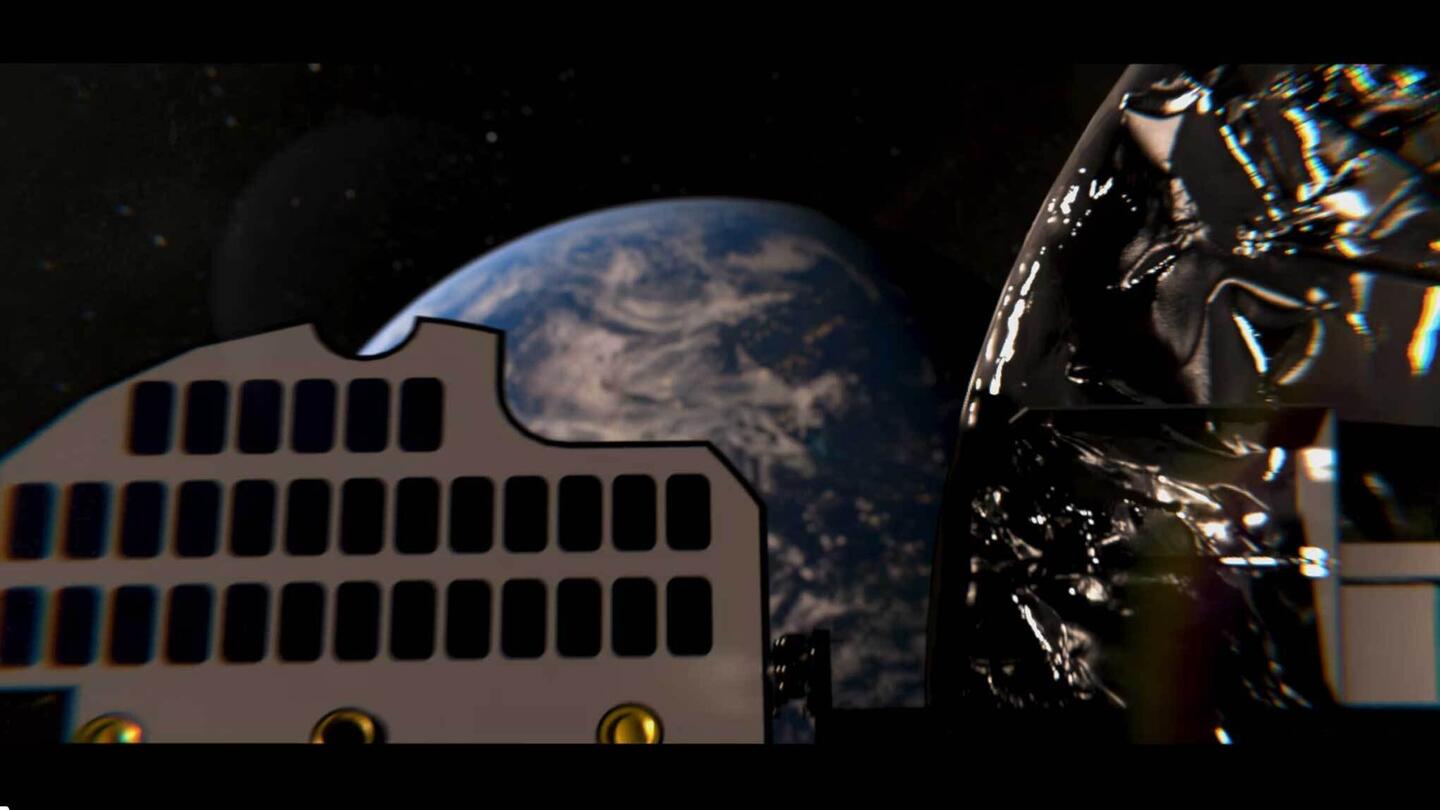 view from space at earth